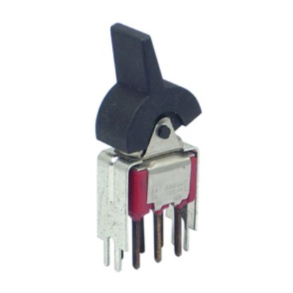 Picture of ROCKER SWITCH MINI DPDT (PADDLE) ON-ON PCB