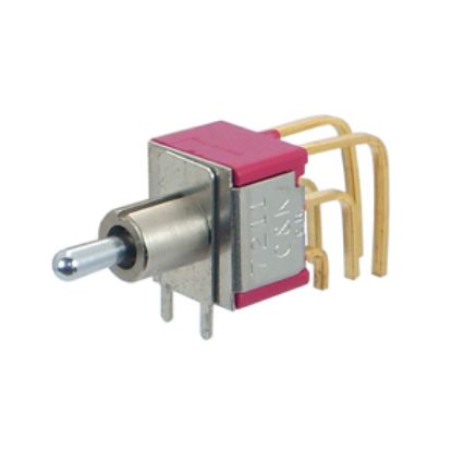 Picture of MINI TOGGLE SWITCH DPDT R/A ON-ON PCB