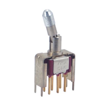 Picture of MINI TOGGLE SWITCH DPDT ON-ON PCB