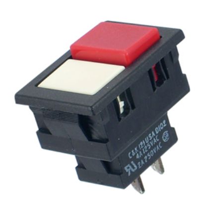 Picture of PUSH BUTTON SWITCH SPST DUAL 4A