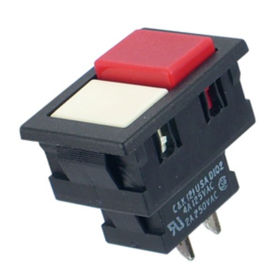 Picture of PUSH BUTTON SWITCH SPST DUAL 4A