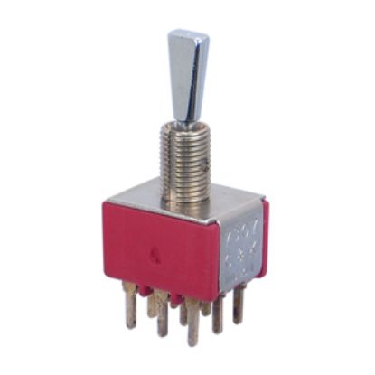 Picture of MINI TOGGLE SWITCH 3PDT ON-MOM PCB