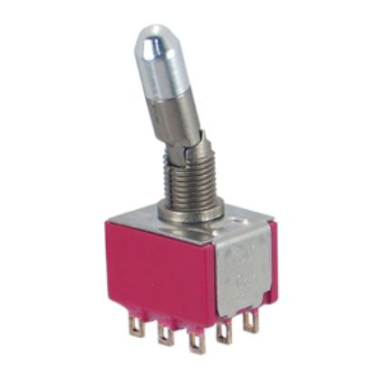 Picture of MINI TOGGLE SWITCH 3PDT ON-ON SOL
