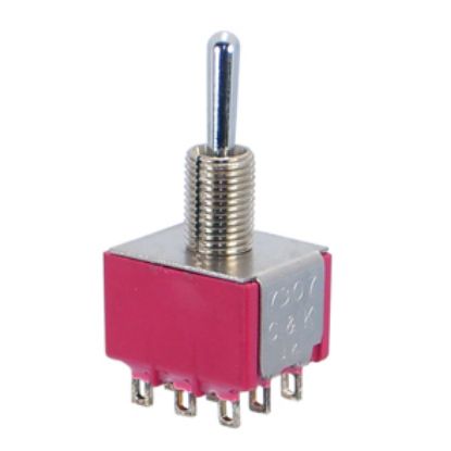 Picture of MINI TOGGLE SWITCH 3PDT ON-MOM SOL