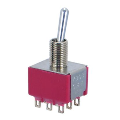 Picture of MINI TOOGLE SWITCH 3PDT ON-ON SOL