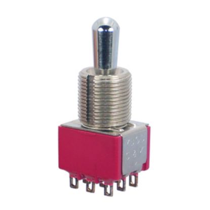 Picture of MINI TOGGLE SWITCH 3PDT ON-ON SOL