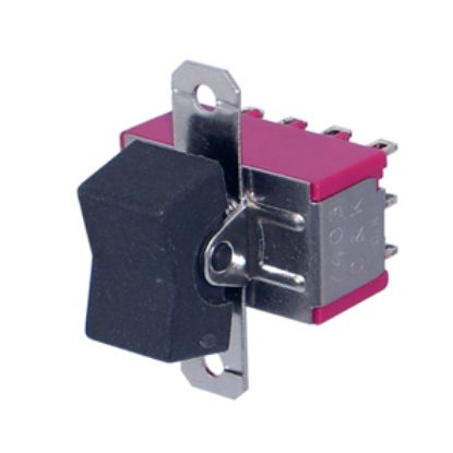 Picture of ROCKER SWITCH MINI 4PDT ON-ON SOL