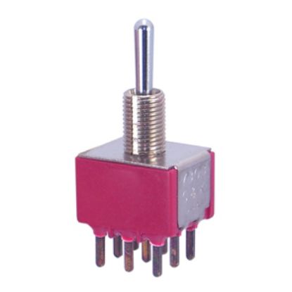 Picture of MINI TOOGLE SWITCH 3PDT ON-ON PCB