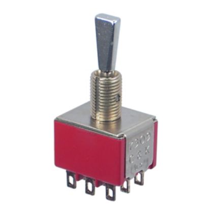 Picture of MINI TOGGLE SWITCH 3PDT ON-MOM SOL