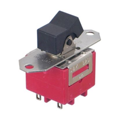 Picture of ROCKER SWITCH DPDT ON-ON SOL