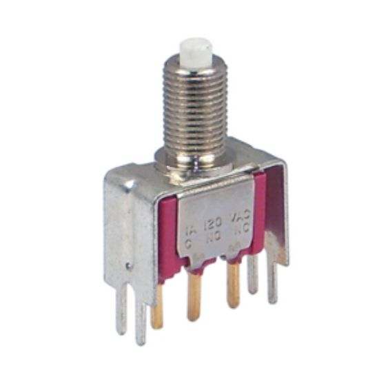 Picture of PUSH BUTTON SWITCH MINI SPDT ON-MOM PCB