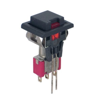 Picture of PUSH BUTTON SWITCH MINI SPDT ON-MOM SOL