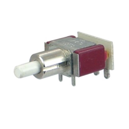 Picture of PUSH BUTTON SWITCH SPDT R/A ON-MOM PC