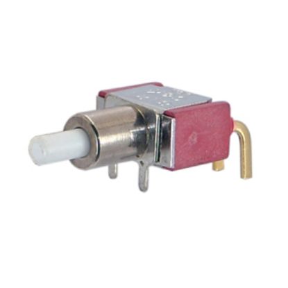 Picture of PUSH BUTTON SWITCH SPDT R/A ON-MOM PC