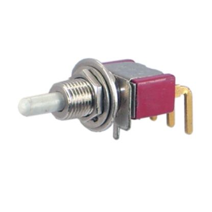 Picture of PUSH BUTTON SWITCH MINI SPDT R/A ON-ON PCB
