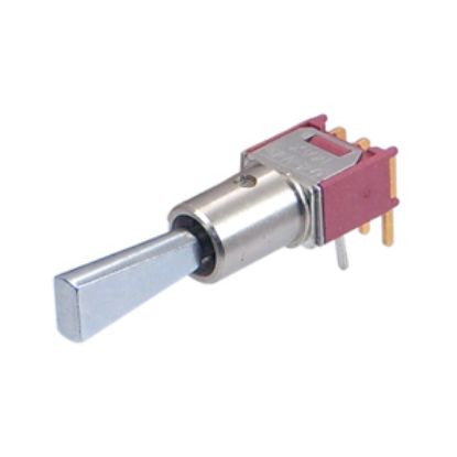 Picture of MINI TOGGLE SWITCH SPDT R/A (ON)-OFF-(ON)