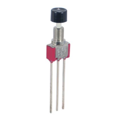 Picture of PUSH BUTTON SWITCH MINI SPDT ON-MOM W/W