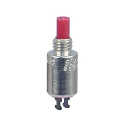 Picture of PUSH BUTTON SWITCH MINI SPST N/O SOL