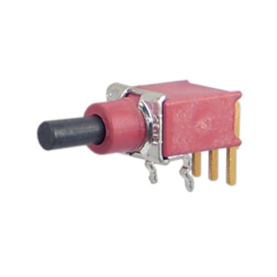 Picture of PUSH BUTTON SWITCH SPDT R/A ON-MOM PCB