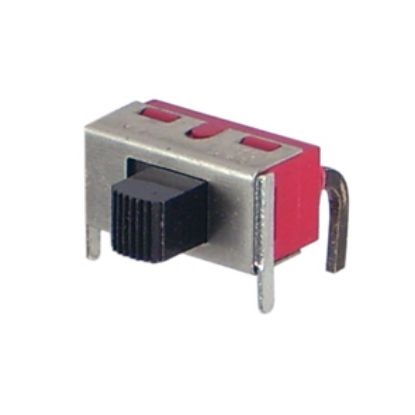 Picture of SLIDE SWITCH SPTT R/A ON-OFF-ON PC