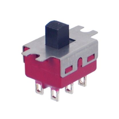 Picture of SLIDE SWITCH DPDT MOM-ON SOL