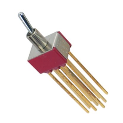 Picture of MINI TOGGLE SWITCH 3PDT ON-MOM W/WRAP