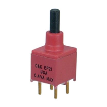 Picture of PUSH BUTTON SWITCH DPST OFF-MOM PCB