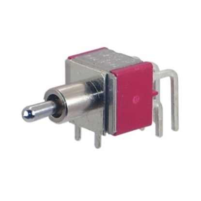 Picture of MINI TOGGLE SWITCH DPDT R/A (ON)-ON PCB