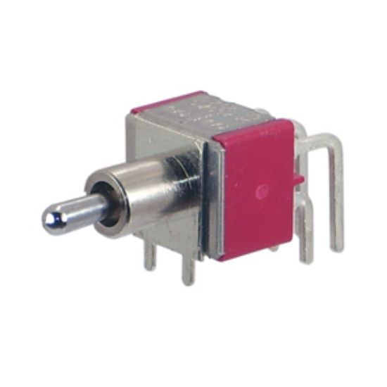 Picture of MINI TOGGLE SWITCH DPDT R/A (ON)-ON PCB