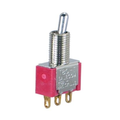Picture of MINI TOGGLE SWITCH SPDT SOL SHORT LEAVER