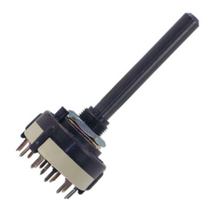 Picture of ROTARY SWITCH 3POL 4POS 30° MBB  PCB PINS