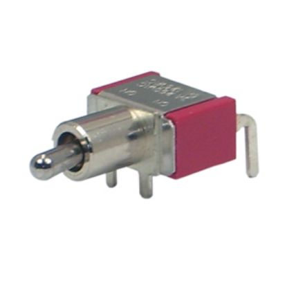 Picture of TOGGLE SWITCH SPDT R/A ON-(ON) PCB