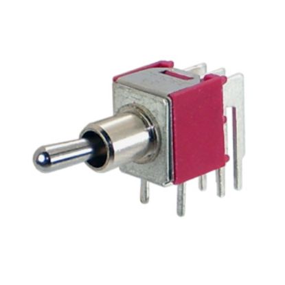 Picture of MINI TOGGLE SWITCH DPDT R/A ON-ON PCB
