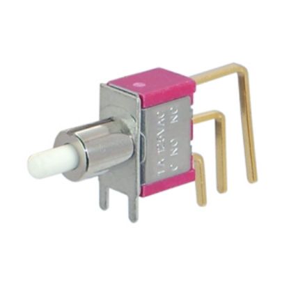 Picture of PUSH BUTTON SWITCH SPDT R/A ON-MOM