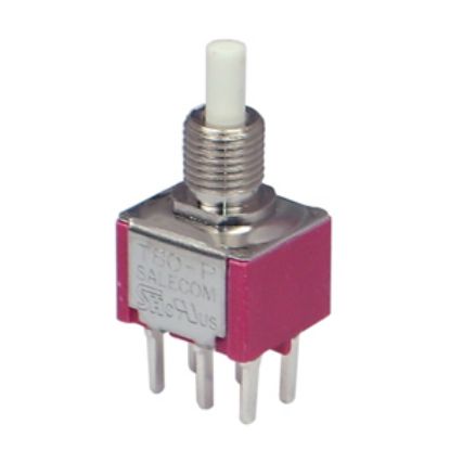 Picture of PUSH BUTTON SWITCH DPDT ON-MOM PCB