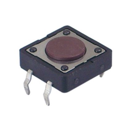 Picture of PCB TACTILE SWITCH 12x12mm H=4.3mm BROWN