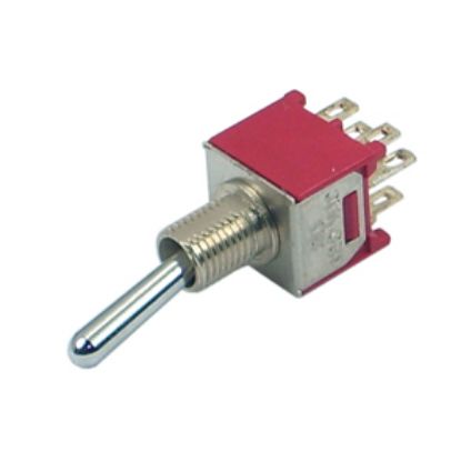 Picture of MINI TOGGLE SWITCH DPDT ON-(ON)