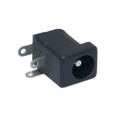 Picture of 2.5x9mm DC PLUG R/A PC MOUNT SOLDER TAGS