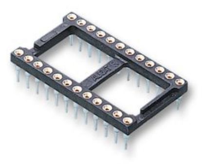 Picture of IC SOCKET 0.6 28W TULIP RND WIDE - 17PCS/TUBE