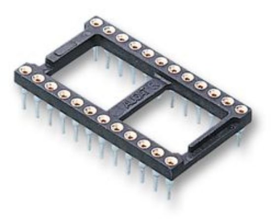 Picture of IC SOCKET 0.6 28W TULIP RND WIDE - 17PCS/TUBE