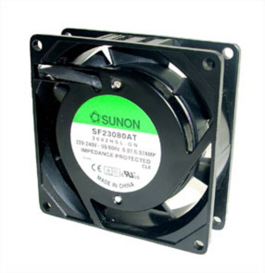 Picture of 220V AXIAL FAN 80sqx25mm SLV 19CFM LEAD