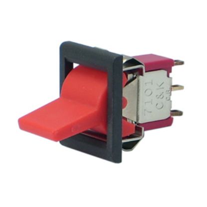 Picture of ROCKER SWITCH SUB-MINI SPDT PADDLE ON-ON SOL