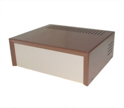 Picture of METAL ENCLOSURE BROWN 70x200x165