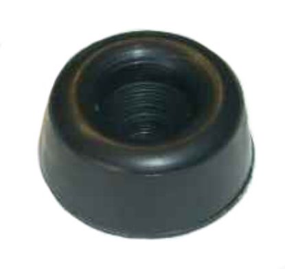 Picture of ADHESIVE RECESSED RUBBER FOOT BLACK 22x9.8mm
