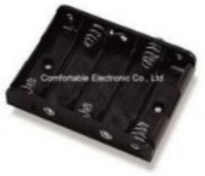 Picture of BATTERY HOLDER 5xAA  CLIP BK IIIII