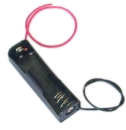 Picture of BATTERY HOLDER 1xAA  LEAD BK -