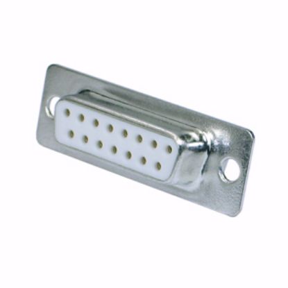 Picture of SOCKET D-SUB 15W PCB STRAIGHT STD TYPE