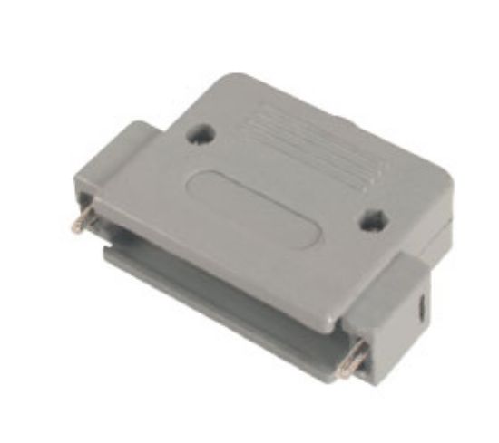 Picture of 50W D-SUB COVER GREY PLASTIC WITH THUMB SCREW