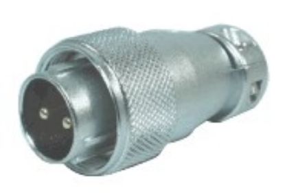 Picture of CIRCULAR POWER CONN M22 2W PLUG IN-LINE