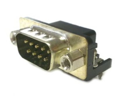 Picture of PLUG D-SUB 9W PCB R/A METAL